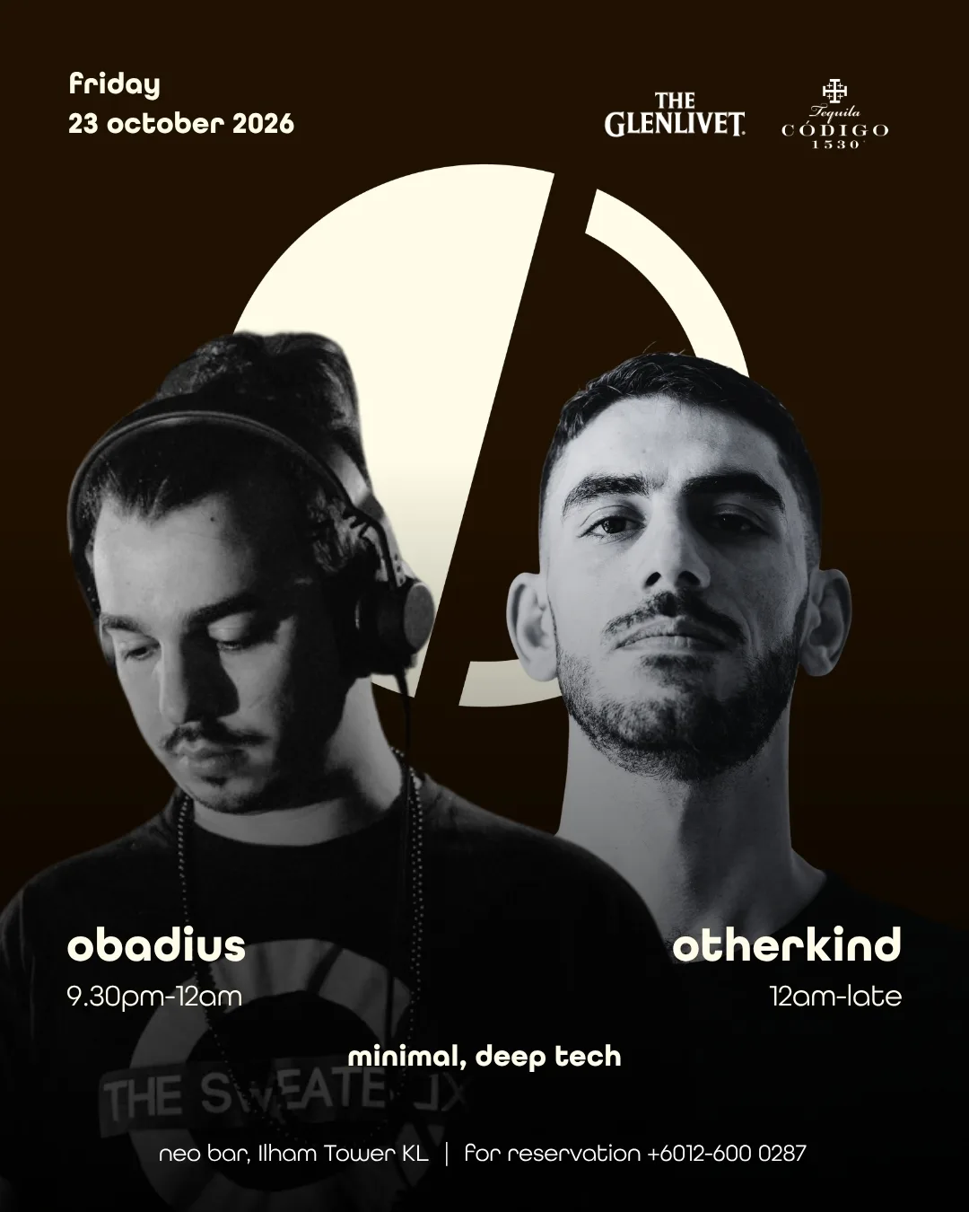 Афиша: Вечеринка Neo Bar KL: Obadius, OtherKind и It's All Gone House